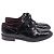 Scarpe Oxford stringate Marc Jacobs in pelle verniciata nera Nero