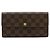 Portafoglio Lungo Damier Sarah di Louis Vuitton Marrone