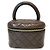 Vanity Borsa a mano in pelle matelassé Chanel Marrone