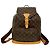 Louis Vuitton Montsouris Monogram Leather Backpack Brown - view 2