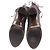 Botas altas de cuero gris Sergio Rossi Wrap Around - vista 7