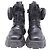 Stivali da combattimento Prada Monolith in pelle nera e nylon - vista 2
