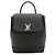 Twist Louis Vuitton Lockme Calf Leather Backpack Black