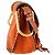 Sac à main Chloé Small Hudson en daim marron avec couture en relief - vue 2