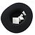 Cappello in feltro Lapin Hermès H232038N 58 Nero - vista 5