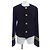 Céline CELINE Giacca in cashmere senza collo Nero