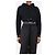 Loewe Schwarzer cropped Logo-Hoodie - Größe XS - Ansicht 3