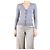 Burberry Grauer dünner Strickcardigan - Größe XS
