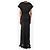 Rat & Boa Schwarzes, transparentes Lurex-Maxikleid - Größe XXS - Ansicht 2