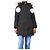 Moose Knuckles Chaqueta negra con capucha de piel - tamaño S Negro