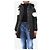 Moose Knuckles Chaqueta negra con capucha de piel - tamaño S Negro - vista 3