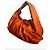 Bottega Veneta The Shoulder Pouch Arancione in Pelle - vista 2