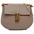 Borsa a tracolla piccola in pelle marrone Chloé Drew Carne