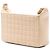 Borsa a tracolla Chanel Beige Medium Lambskin Chocolate Bar - vista 2