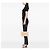 Borsa a tracolla Chanel Beige Medium Lambskin Chocolate Bar - vista 7