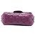 Chanel Roxo Extra Mini Retangular em Couro de Cordeiro com Pérolas e Fecho Único - vista 3