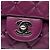 Chanel Roxo Extra Mini Retangular em Couro de Cordeiro com Pérolas e Fecho Único - vista 6
