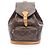Zaino Montsouris GM Louis Vuitton Marrone