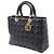 Borsa Lady Dior Grande con manico in pelle di agnello nera Nero - vista 2