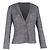 Blazer de tweed gris de un solo botón Max Mara