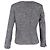 Blazer de tweed gris de un solo botón Max Mara - vista 3