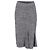 Falda lápiz midi de tweed gris de lana Max Mara - vista 3