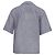 Camicia button-down Sandro Livia in lino blu con stampa paisley Blu chiaro - vista 4