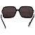 Gafas de sol oversize Dsquared2 DQ0044 en acetato negro - vista 4