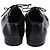 Mocassini stringati Prada in pelle verniciata nera Nero - vista 5
