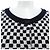 Cárdigan de mezcla de cachemira Louis Vuitton Negro Blanco - vista 5