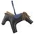 Hermès Rodeo MM Leder Charm Schwarz Golden - Ansicht 2