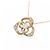 Autre Marque Collana in oro rosa Au750 e diamanti - vista 3