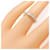 Autre Marque Pt900 Diamantring Silber - Ansicht 5