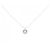 Autre Marque Collana in platino e diamanti Argento
