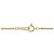 Autre Marque Au750 Blumen-Diamant-Halskette Golden - Ansicht 5