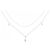Autre Marque Collana in diamante Au750 Argento