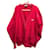 Chaleco Lacoste de algodón rojo oscuro Burdeos