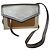 Borsa a tracolla Givenchy Duetto in pelle argentata Argento