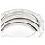 Bulgari Anello B.zero1 a 3 bande in oro bianco 18K Bvlgari - vista 3