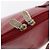Saint Laurent Schultertasche aus Leder Rot Gold Auth gh1500 Golden - Ansicht 10