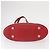 Saint Laurent Schultertasche aus Leder Rot Gold Auth gh1500 Golden - Ansicht 5