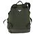PRADA Backpack Nylon Khaki Silver Auth 156120 Silvery - view 2