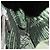 PRADA Backpack Nylon Khaki Silver Auth 156120 Silvery - view 24