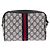 Gucci Bolso de Hombro GG Supreme Sherry Line PVC Navy Red 89 02 004 Auth am10314 Roja Azul marino - vista 2