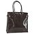 Borsa Tote GUCCI Smalto Marrone Oro Auth bs31888 D'oro