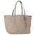 Borsa Tote in pelle Sasha S di Jimmy Choo Argento Oro Auth BA9248 D'oro