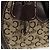 Céline Borsa Boston Celine C Sulky in tela marrone e oro Auth bs32098 D'oro - vista 18