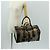 Céline Borsa Boston Celine C Sulky in tela marrone e oro Auth bs32098 D'oro - vista 30