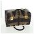 Céline Borsa Boston Celine C Sulky in tela marrone e oro Auth bs32098 D'oro - vista 6