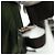 PRADA Schultertasche Nylon Khaki Silber Authentisch bs31875 - Ansicht 8